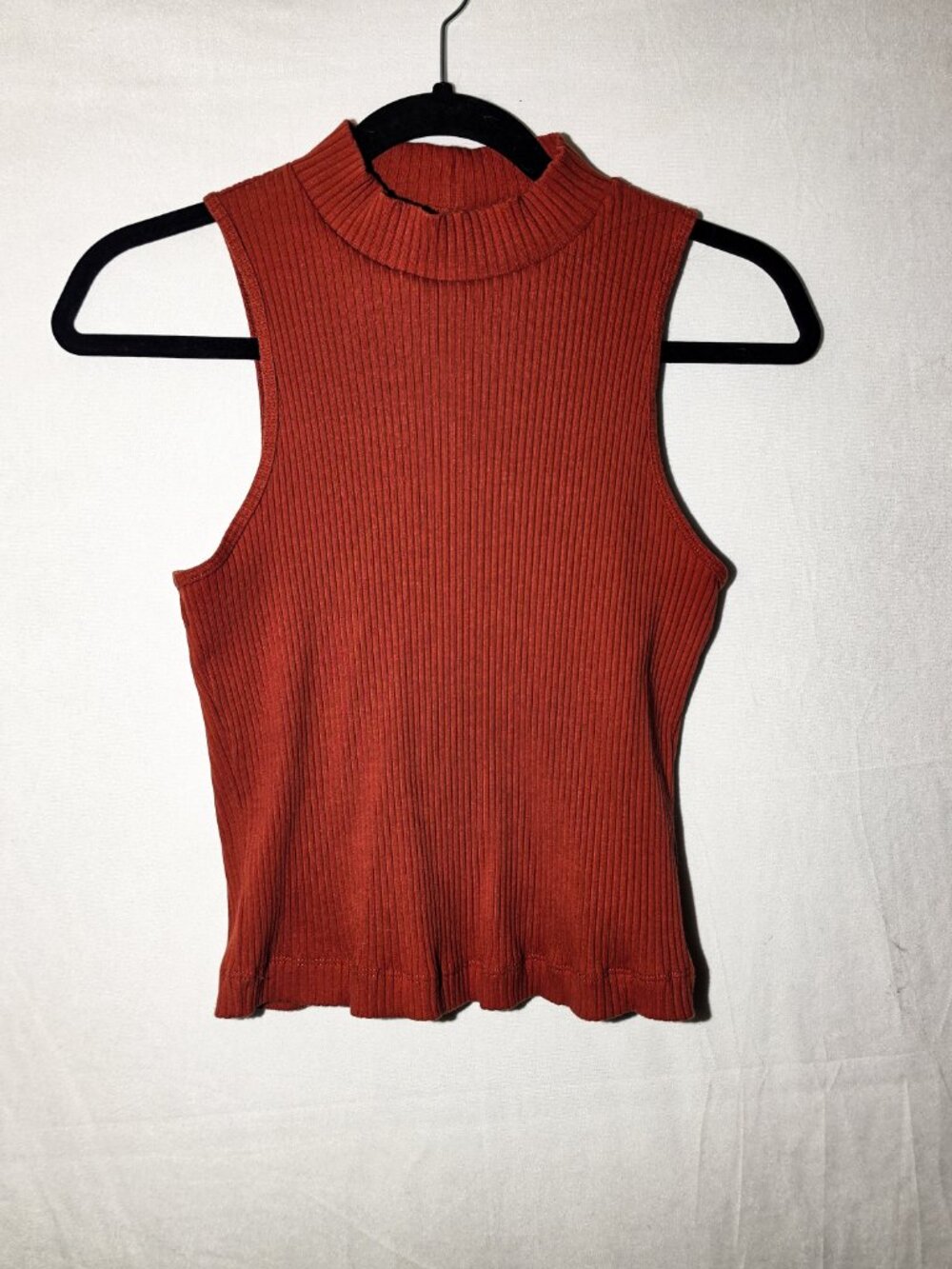 Old Navy Medium Auburn Tank Womens Juniors Ribbed Fabric